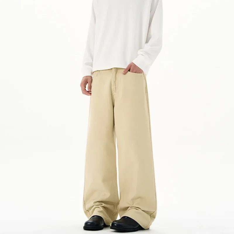 Herren Baumwoll-Denim Marlene-Hose mit extra weitem Bein Echo Archiv