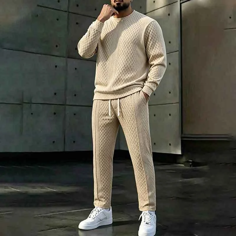 Herren Bequemer Strickanzug Echo Archiv